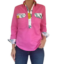 Load image into Gallery viewer, Antola Trading Holly Half Button Shirt
