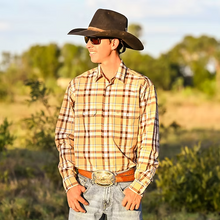 Load image into Gallery viewer, Reba - Tan Full Button