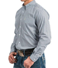 Load image into Gallery viewer, Cinch Men's Gray Geometric Print Western Button-Down Shirt - MTW1343083