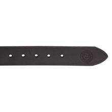 Load image into Gallery viewer, RINGERS WESTERN The Saddler Leather Dress Belt 1 1/2 Brown with Silver Buckle