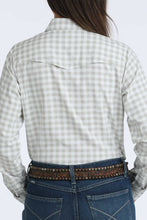 Load image into Gallery viewer, Cinch Women's White Checkered Arenaflex Shirt MSW9206005