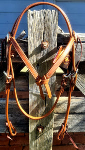 HS-2051 Futurity Stitched Browband Headstall