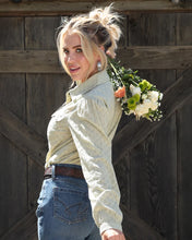 Load image into Gallery viewer, Cinch Ladies Sage Green Eyelet Western Snap Shirt CTW7383013