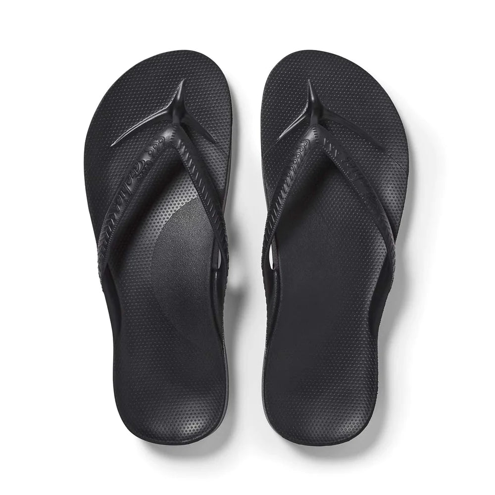 Archies Footwear Thongs BLACK