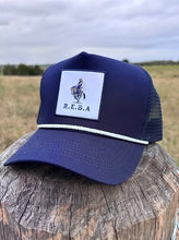 Load image into Gallery viewer, Reb Navy Trucker Cap