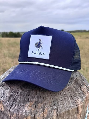 Reb Navy Trucker Cap