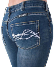 Load image into Gallery viewer, Cowgirl Tuff Co - Dont Fence Me In Womens Jeans - Medium Wash