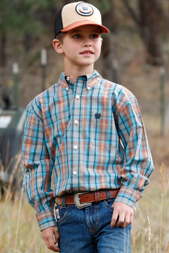 CINCH BOY'S LONG SLEEVE SHIRT STYLE MTW7060322