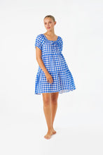 Load image into Gallery viewer, Beatrix Dress Blue Gingham