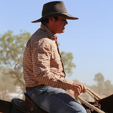 Load image into Gallery viewer, Reba - Brown Plaid