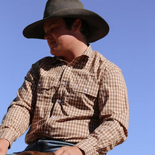 Load image into Gallery viewer, Reba - Brown Plaid