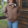 Reba - Chocolate Rancher Unisex Canvas Jacket