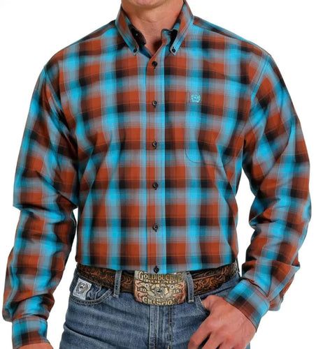 Cinch Men’s Long Sleeve Plaid MTW1105608