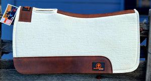"THE CLANCY" White Contoured Pad 18mm