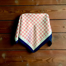 Load image into Gallery viewer, Gingham - Pink and Navy Neck Scarf - 1773