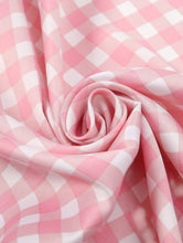 Load image into Gallery viewer, Gingham - Pink and Navy Neck Scarf - 1773