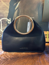 Load image into Gallery viewer, Hailey Statement Handle Bag Black