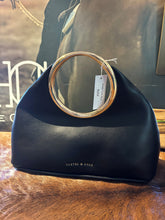 Load image into Gallery viewer, Hailey Statement Handle Bag Black
