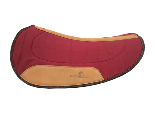Oval Challenge/Barrel Race Pad PAD450-CB-12mm  – Maroon
