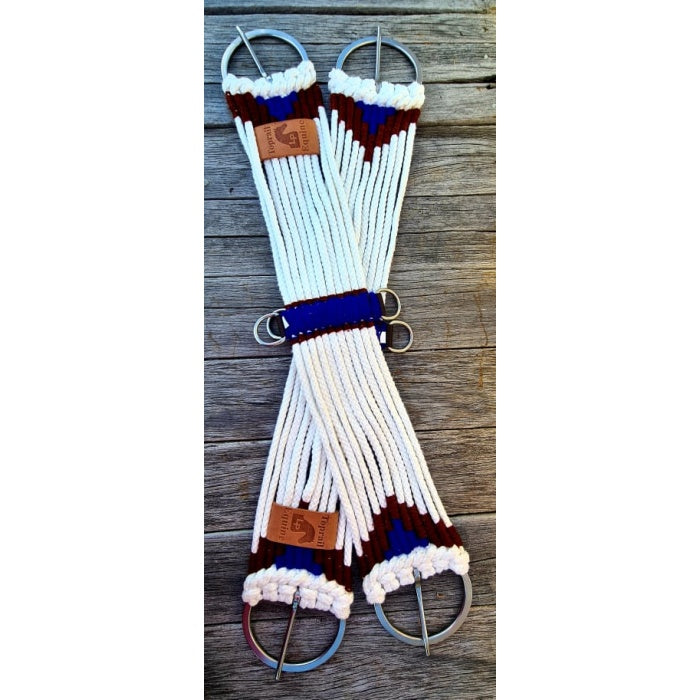 CINCHMOMULTI White Multi Coloured Girth Hitching Rail