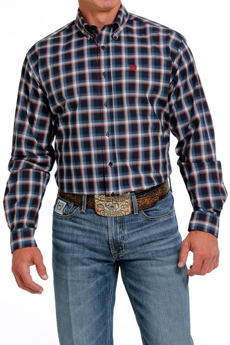 CINCH Men's plaid long sleeve shirt MTW1105624