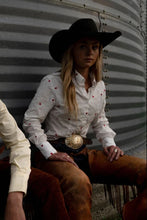 Load image into Gallery viewer, Reba - Red Hearts Poplin - Slim Fit long sleeve Shirt