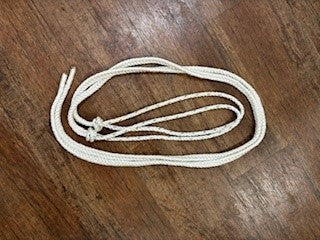 REINS - White Braided Split Campdraft Reins