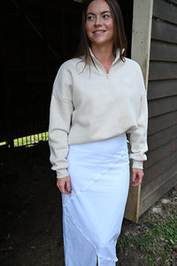 Reba - Crisp Linen Skirt