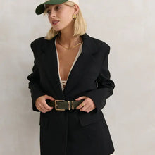 Load image into Gallery viewer, Western Vintage Pu Leather Belt in Olive