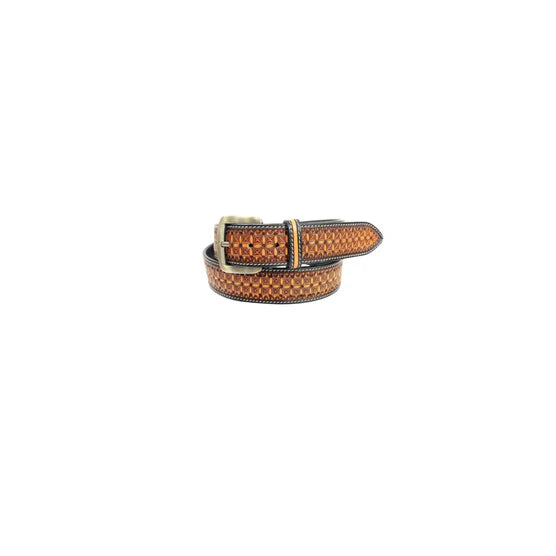 Virginia Basket Tooled Belt
