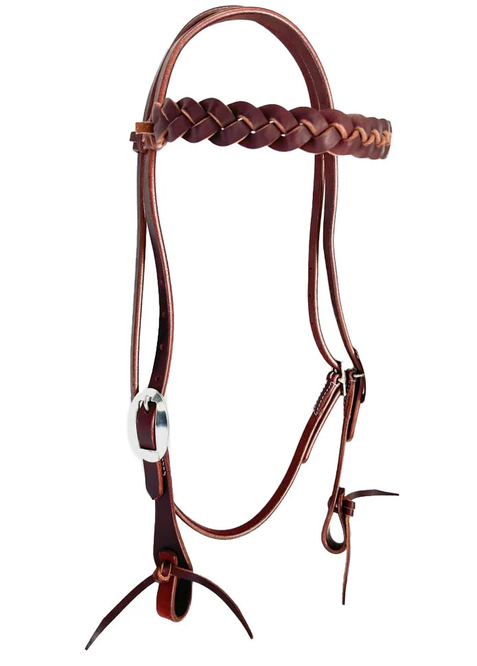 BRIDLE  Wyoming - USA Latigo Leather Secret Plait