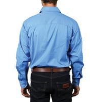 Load image into Gallery viewer, King River Full Button Work Shirt Blue