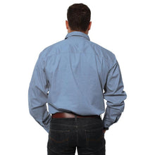 Load image into Gallery viewer, Boss Mens Half Button Work Shirt - Light Steel