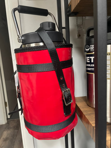 Deluxe ONE GALLON Padded Canvas Yeti Cover (for One Gallon Bottles)