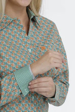 Load image into Gallery viewer, Cinch Ladies Geometric Print Shirt MSW9164173MUL