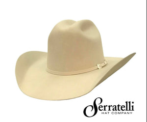 Serratelli SILVERBELLY 6X Felt Hat with S3 Crown & 4 1/4" Brim