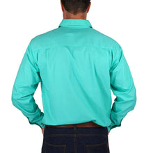 Load image into Gallery viewer, King River Half Button Work Shirt - Mint