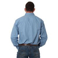 Load image into Gallery viewer, King River Full Button Work Shirt Denim Blue